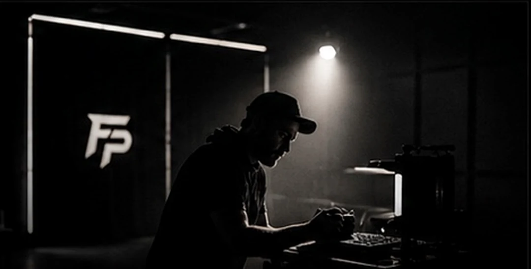 Creative direction production desk scene