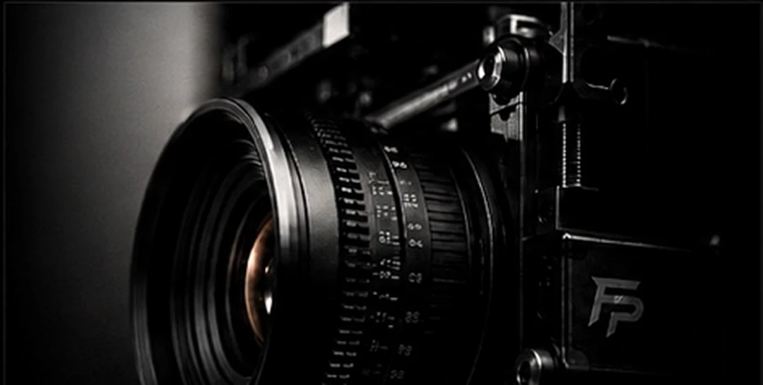 Close cinema lens photography image